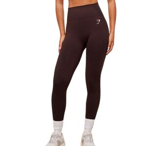 Gymshark Vital Leggings Rich Maroon Marl
